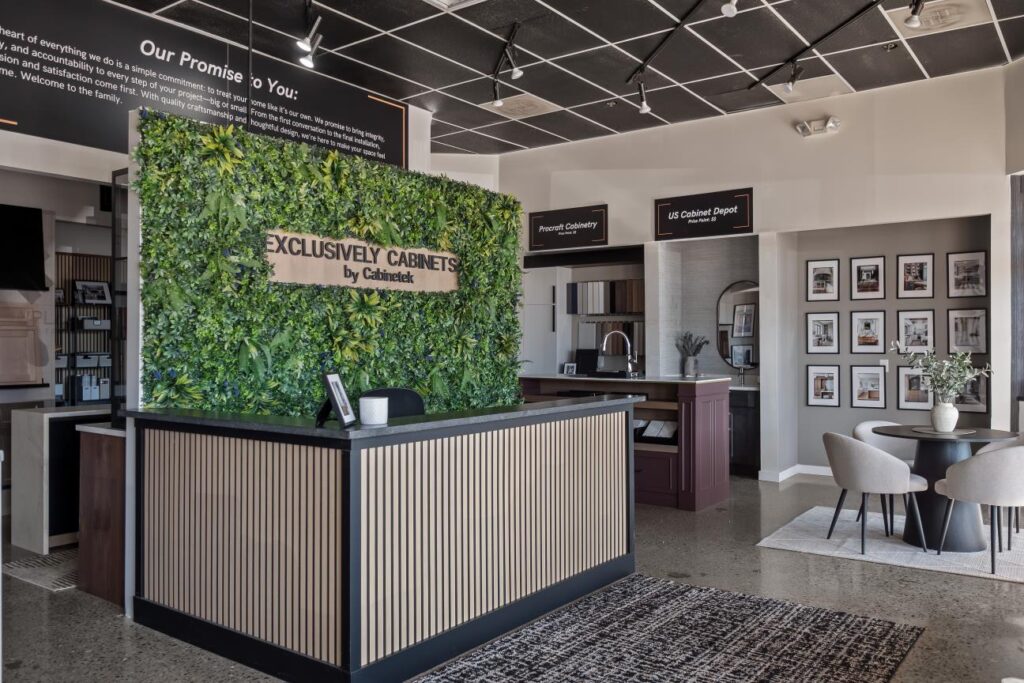 Kitchen cabinetry showroom